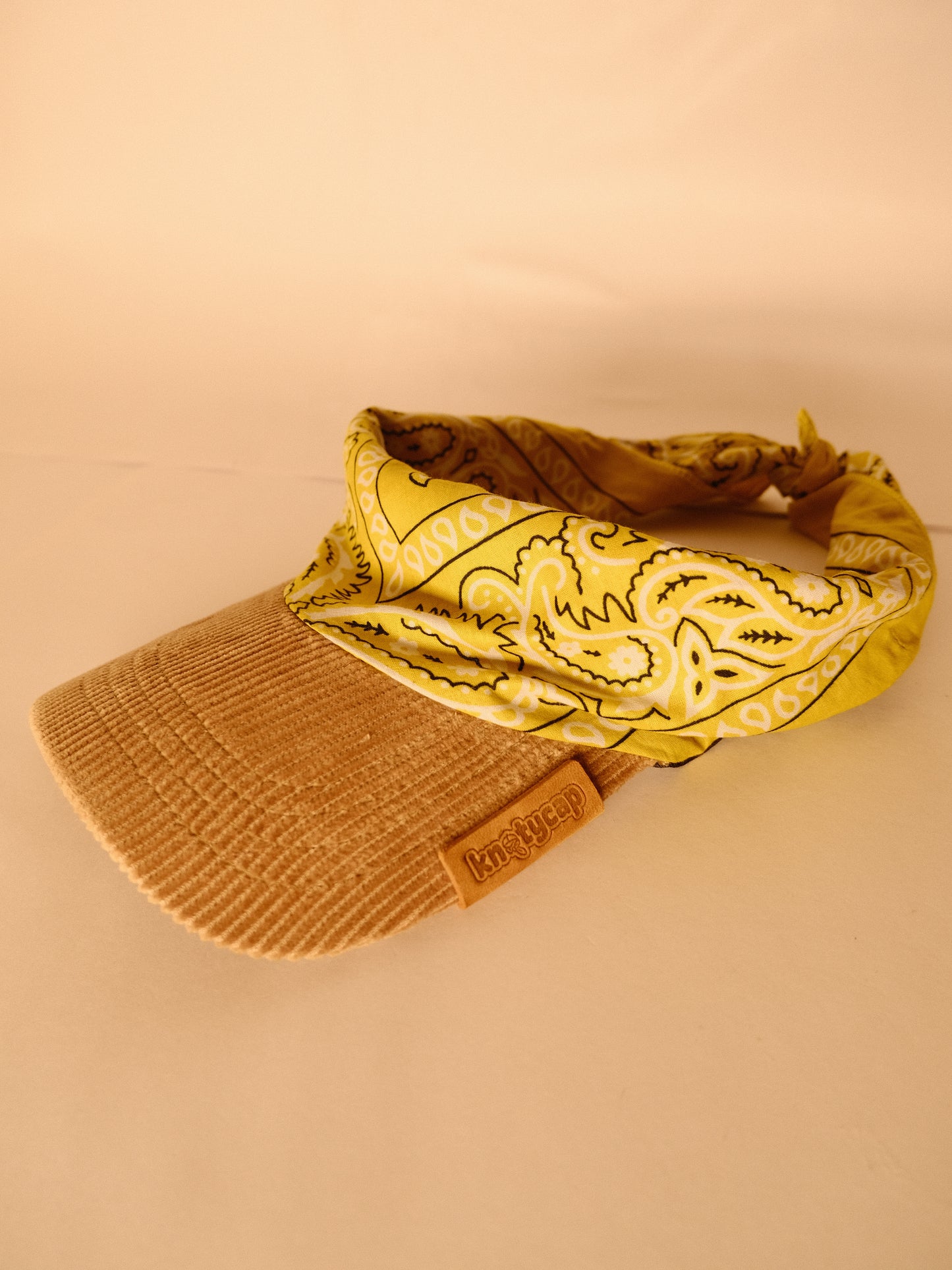 Kapri™ – Corduroy Brim × Yellow Printed Bandana (OG Drop)