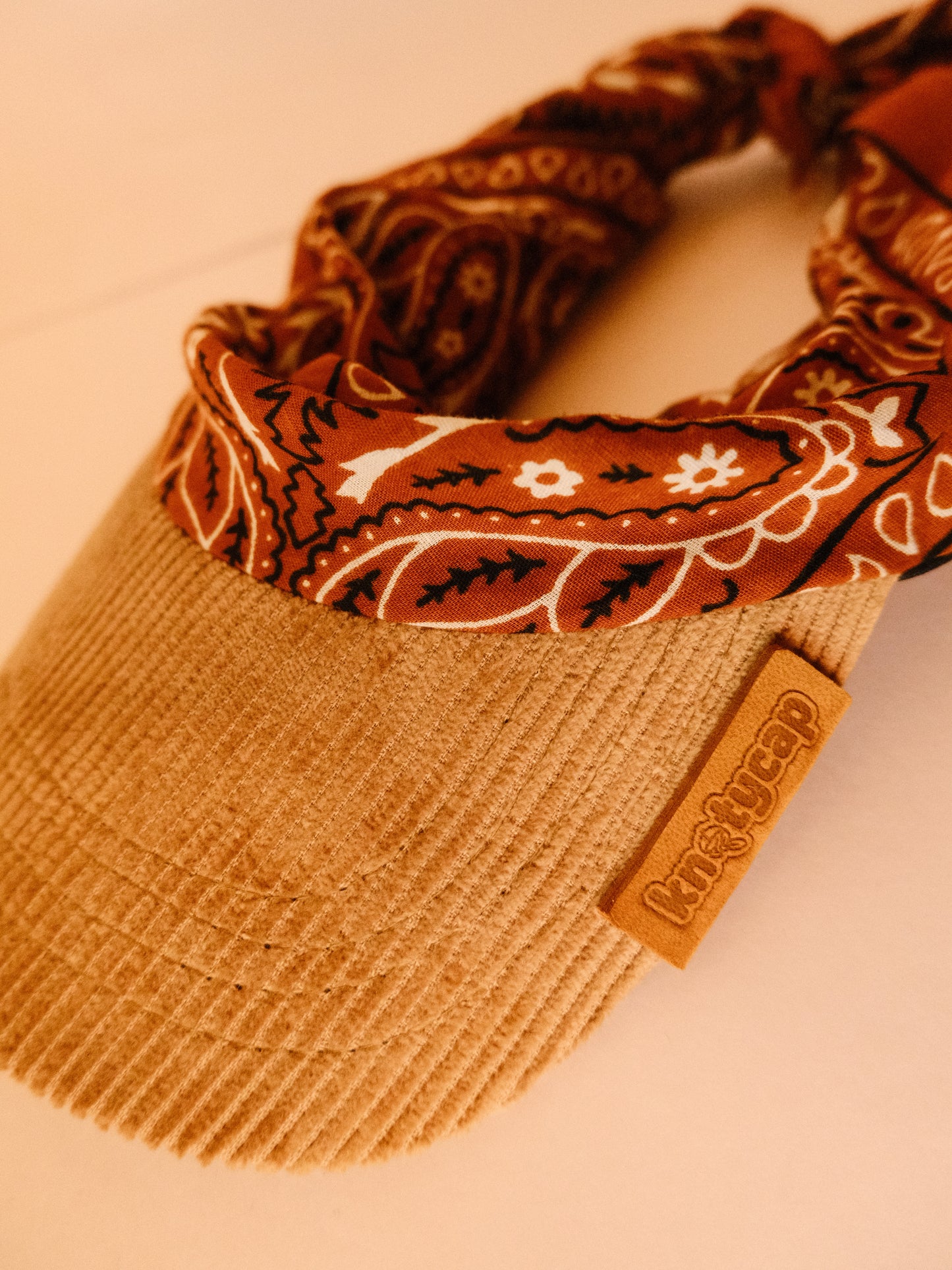 Kapri™ – Corduroy Brim × Brown Printed Bandana (OG Drop)