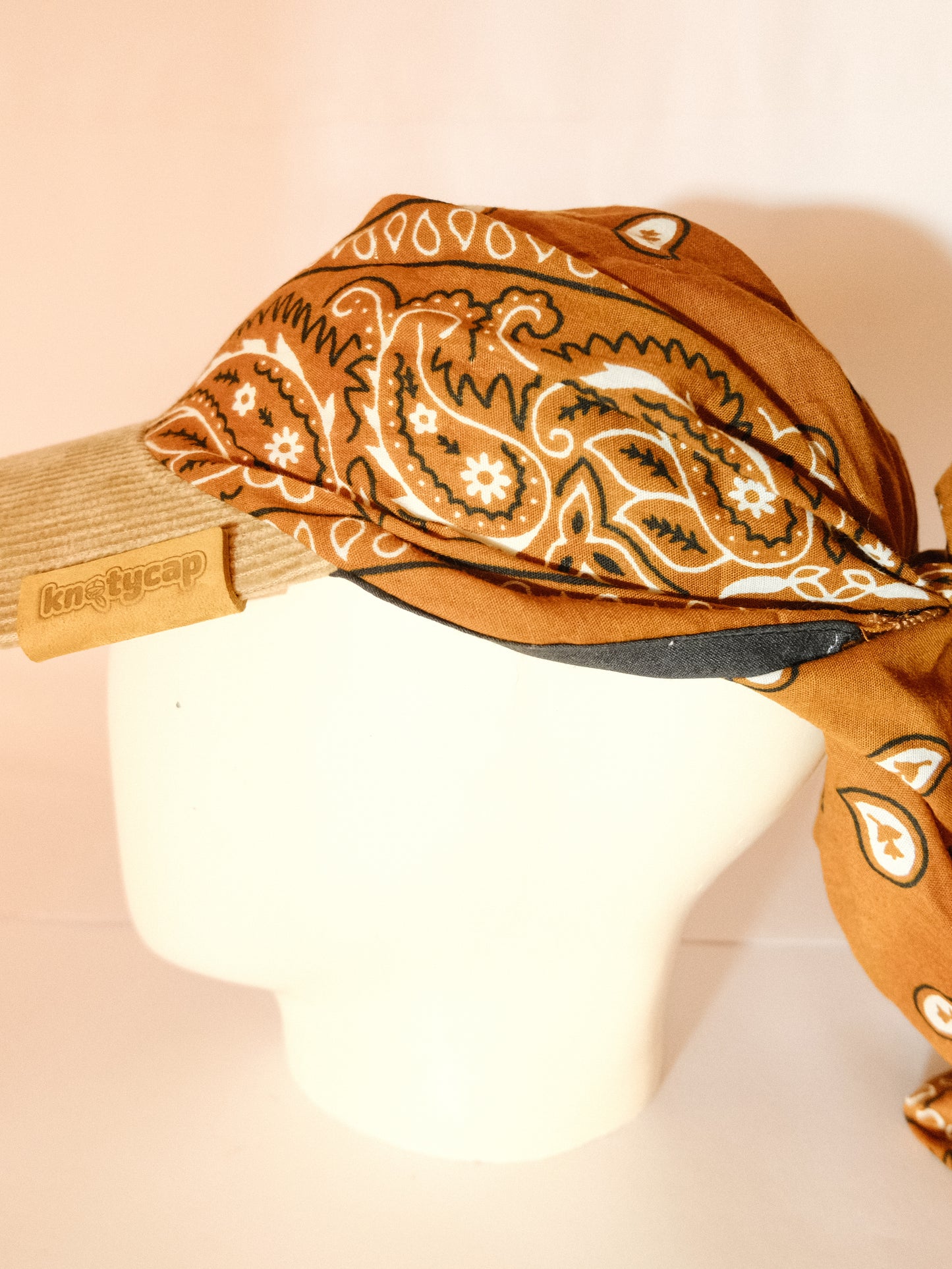 Kapri™ – Corduroy Brim × Brown Printed Bandana (OG Drop)