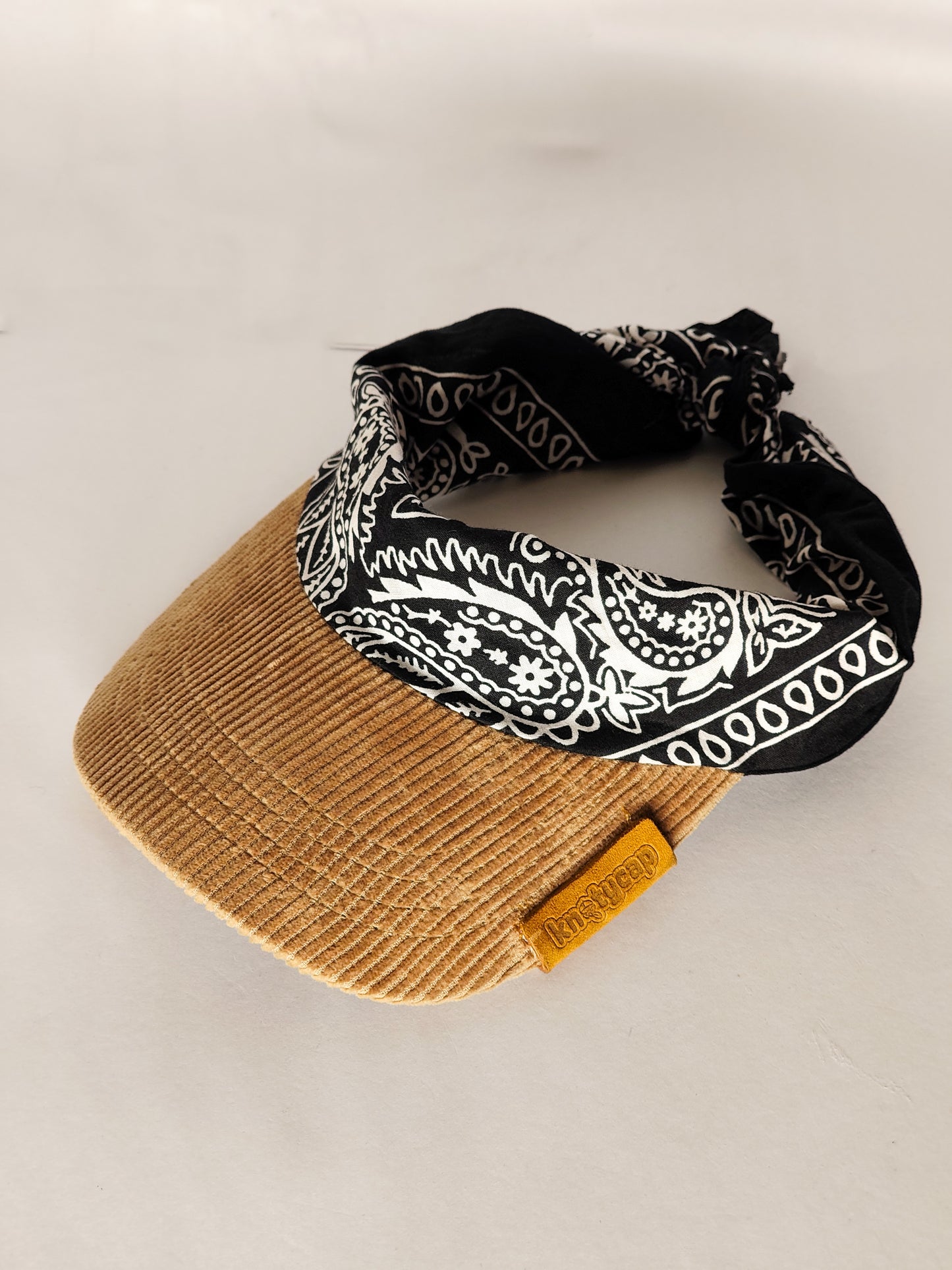Kapri™ – Corduroy Brim × Black Printed Bandana (OG Drop)